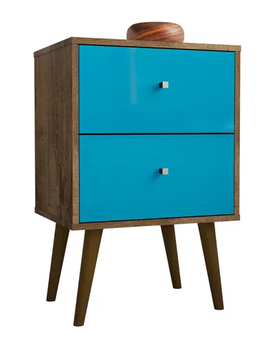 Manhattan Comfort Liberty Mid Century Modern Nightstand