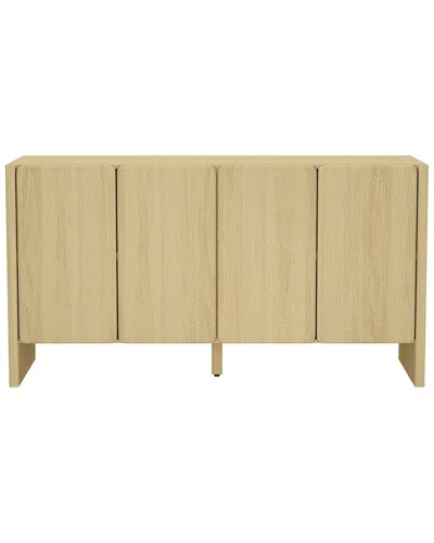 Manhattan Comfort Linda Modern 60in Sideboard (4-shelf) In Neutral