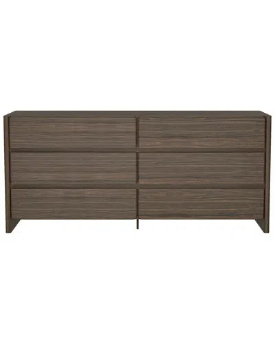 Manhattan Comfort Linda Modern 72in Double Wide Dresser (6-drawer)