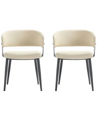 Manhattan Comfort Luce Sand Textured Leatherette D In Neutral