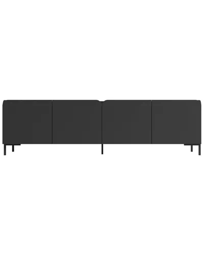 Manhattan Comfort Mid-century Modern Bogardus 70in Tv Stand In Black