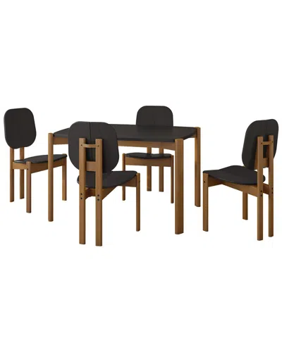 Manhattan Comfort Mid-century Modern Gales 47.24 D In Black