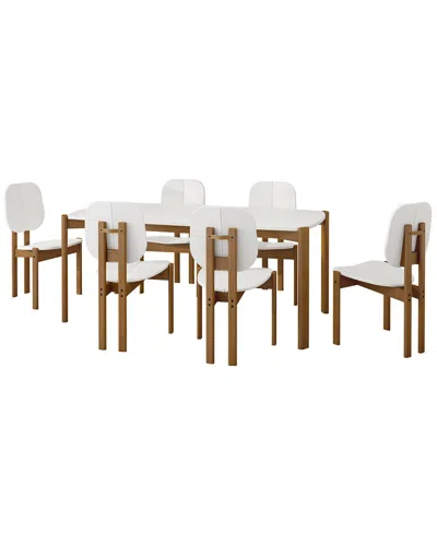 Manhattan Comfort Mid-century Modern Gales 70.87 D In White