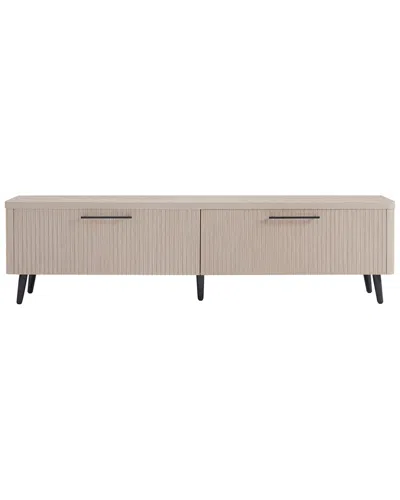 Manhattan Comfort Mid Century-modern Jodie 68.9in Tv Stand In White