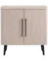 Manhattan Comfort Mid Century-modern Jodie Accent Cabinet In White