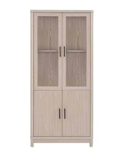 Manhattan Comfort Mid Century-modern Jodie Bookcase In White
