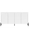 Manhattan Comfort Modern Abbey 66.9in Sideboard In White