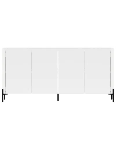 Manhattan Comfort Modern Abbey 66.9in Sideboard In White