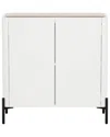 Manhattan Comfort Modern Abbey Accent Cabinet In Brown