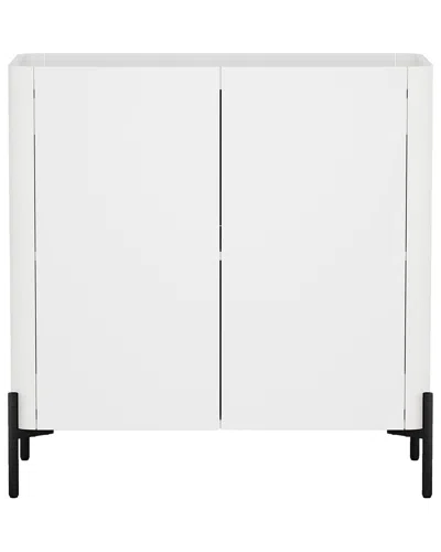 Manhattan Comfort Modern Abbey Accent Cabinet In White