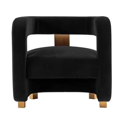 Manhattan Comfort Amirah Accent Chair In Black