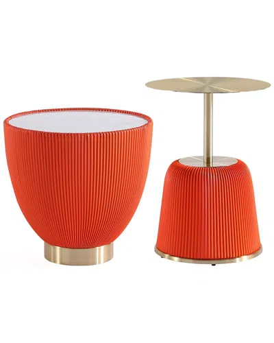 MANHATTAN COMFORT MANHATTAN COMFORT MODERN ANDERSON END TABLES