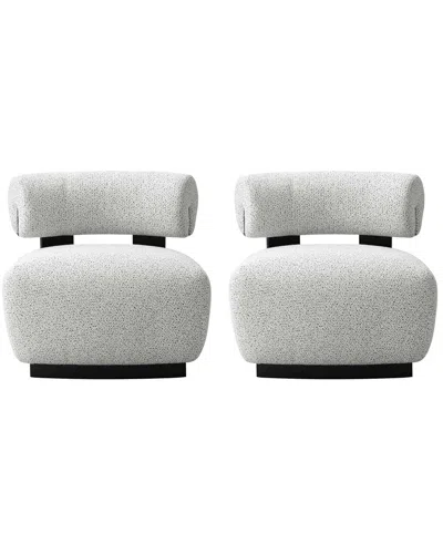MANHATTAN COMFORT MANHATTAN COMFORT MODERN BARTOW WOVEN FABRIC ACCENT CHAIR