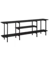 Manhattan Comfort Modern Celine 70.86in Sideboard In Black