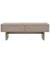 Manhattan Comfort Modern Ella 47.2in Coffee Table In Brown