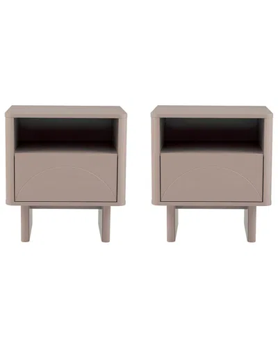 MANHATTAN COMFORT MANHATTAN COMFORT MODERN ELLA NIGHTSTAND