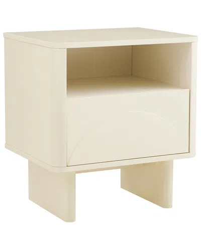 Manhattan Comfort Modern Ella Nightstand In White