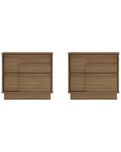MANHATTAN COMFORT MANHATTAN COMFORT MODERN HORIZON NIGHTSTAND