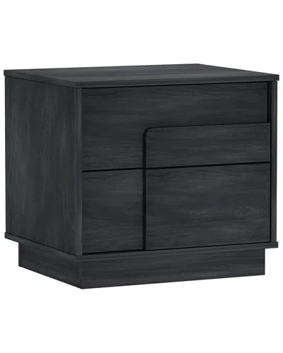 Manhattan Comfort Modern Horizon Nightstand In Grey