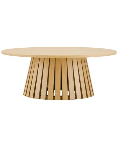 Manhattan Comfort Modern Layla 35.4in Coffee Table In Brown