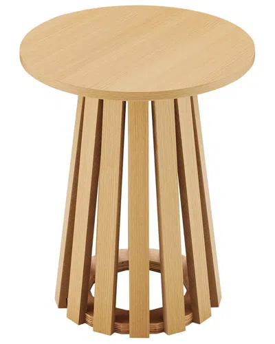 Manhattan Comfort Modern Layla End Table In Brown