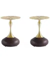 Manhattan Comfort Modern Patchin End Table With Ro