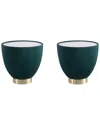 Manhattan Comfort Modern Set Of 2 Upholstered Anderson 2 End Tables