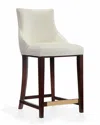 Manhattan Comfort Modern Shubert Upholstered Counter Stool