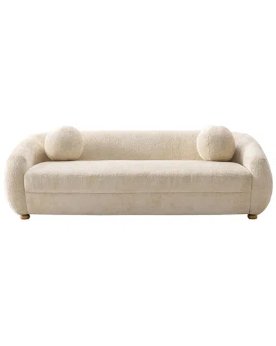Manhattan Comfort Modern Tribeca Chenille 85.8 So In Neutral