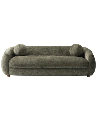 Manhattan Comfort Modern Tribeca Chenille 85.8 So In Green