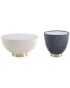Manhattan Comfort Modern Upholstered Anderson Coffee Table & Anderson 2 End  Table
