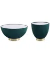 Manhattan Comfort Anderson 2-piece Leatherette Upholstered Coffee Table And End Table Set