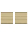 Manhattan Comfort Molly Modern Nightstand With 3 Drawers