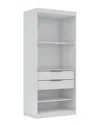 Manhattan Comfort Mulberry Open 1 Sectional Closet