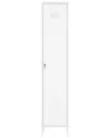 Manhattan Comfort Naomi Modern Single Locker Storage Cabinet With 5 Adjustable  Shelves