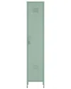 Manhattan Comfort Naomi Modern Single Locker Storage Cabinet With 5 Adjustable  Shelves