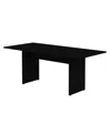 Manhattan Comfort Nomad 67.91" Rectangular Dining Table In Black