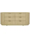 Manhattan Comfort Olivia Modern Double Dresser With 6 Drawers