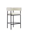 Manhattan Comfort Barstool White In White