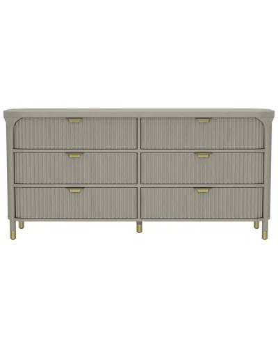 Manhattan Comfort Park 68in Dresser In Gray