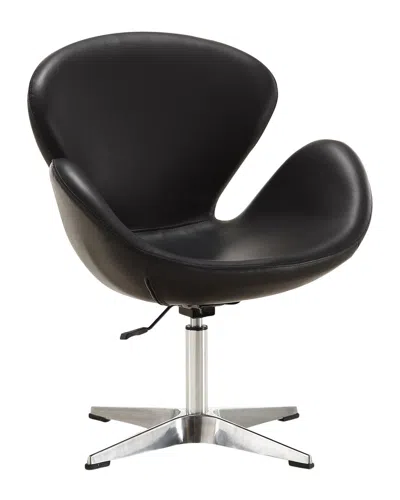 MANHATTAN COMFORT MANHATTAN COMFORT RASPBERRY ACCENT CHAIR