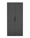 Manhattan Comfort Rivington Modern 38in Bookcase Cabinet (5-shelf) In Black