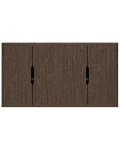 Manhattan Comfort Rivington Modern 60in Sideboard (4-shelf) In Brown