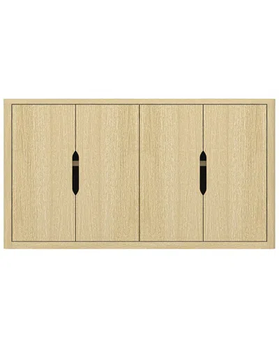 Manhattan Comfort Rivington Modern 60in Sideboard (4-shelf) In Brown