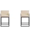 Manhattan Comfort Set Of 2 Ambassador Counter Stools