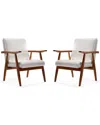 Manhattan Comfort Set Of 2 Arch Duke Accent Chairs