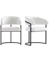 Manhattan Comfort Set Of 2 Augusta Dining Chairs
