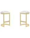 Manhattan Comfort Aura Bar Stool, Set Of 2
