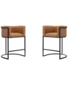 Manhattan Comfort Set Of 2 Cosmopolitan Counter Stools