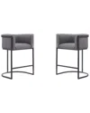 Manhattan Comfort Set Of 2 Cosmopolitan Counter Stools